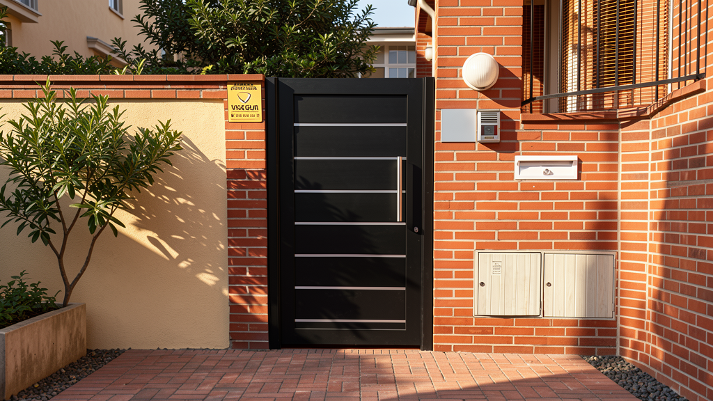 Puerta Peatonal Amodizado